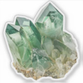 Green Quartz Sticker (Voorkant)