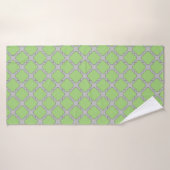 Green Quatrefoil Badhanddoek (Badhanddoek)