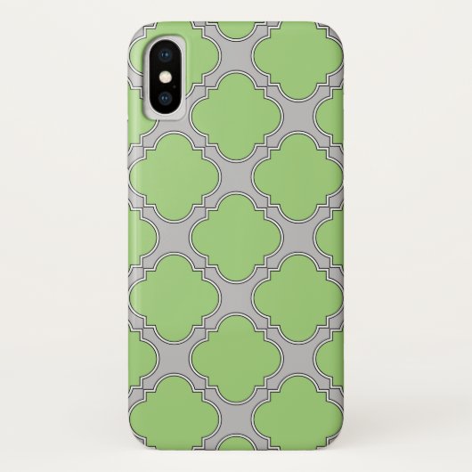Green Quatrefoil Case-Mate iPhone Case (Achterkant)