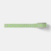 Green Quatrefoil Grosgrain Lint (Voorkant)