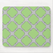 Green Quatrefoil Muismat (Voorkant)