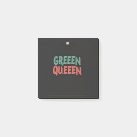 GREEN QUEEN POST-IT® NOTES (Voorkant)