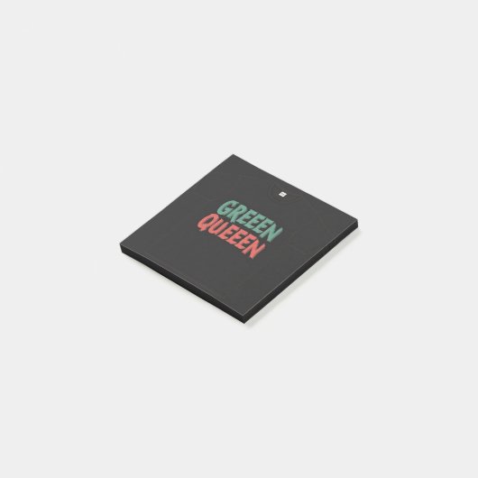 GREEN QUEEN POST-IT® NOTES (Schuin)