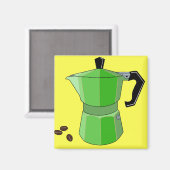 Green Rainbow Espresso Magneet (Voorkant / Achterkant)