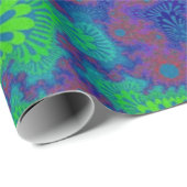 Green Rainbow Sunburst Cadeaupapier (Rol Hoek)