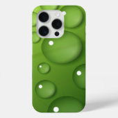 Green Raindrop Pattern Case-Mate iPhone Case (Achterkant)