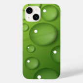 Green Raindrop Pattern Case-Mate iPhone Case (Achterkant)