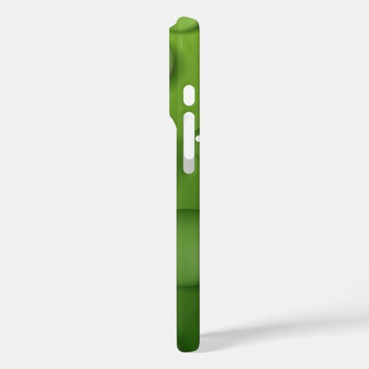 Green Raindrop Pattern Case-Mate iPhone Case (Achterkant / Links)