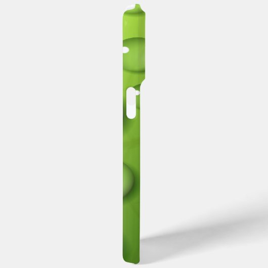 Green Raindrop Pattern Case-Mate iPhone Case (Achterkant / Rechts)