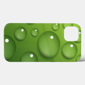 Green Raindrop Pattern Case-Mate iPhone Case (Achterkant (horizontaal))