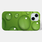 Green Raindrop Pattern Case-Mate iPhone Case (Achterkant (horizontaal))