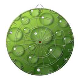 Green Raindrop Pattern Dartbord