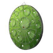 Green Raindrop Pattern Dartbord (Voorkant Rechts)