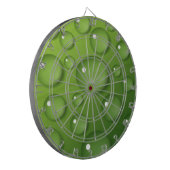 Green Raindrop Pattern Dartbord (Voorkant Links)