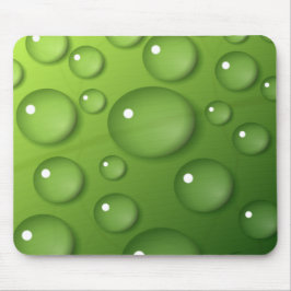 Green Raindrop Pattern Muismat