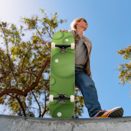 Green Raindrop Pattern Persoonlijk Skateboard