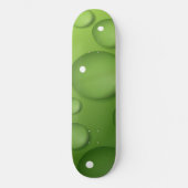 Green Raindrop Pattern Persoonlijk Skateboard (Voorkant)