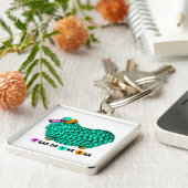 Green Ram Chinese New Year Zodiac Sleutelhanger (Zijkant)