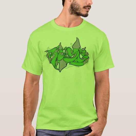 Green Rase Graffiti T-shirt (Voorkant)