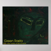 GREEN RASTA POSTER (Voorkant)