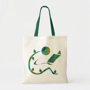 Green Reader Bag Tote Bag