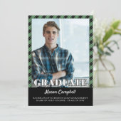 Green Ready Fore Bright Future Golf Graduation Aankondiging (Staand voorkant)