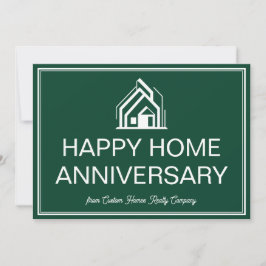 Green Real Estate Business Customized Marketing Kaart