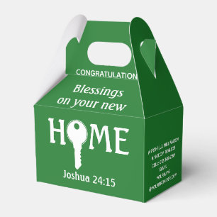 Green Realtor to Client NEW HOME Closing Gift Bedankdoosjes