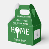 Green Realtor to Client NEW HOME Closing Gift Bedankdoosjes (Voorkant Zijde)