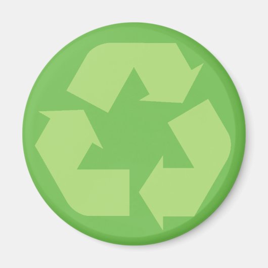 Green Recyclen Magnet (Voorkant)