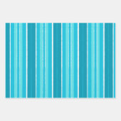 Green Red And Blue Geometrical Stripes Inpakpapier Vel (Voorkant 2)