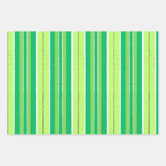Green Red And Blue Geometrical Stripes Inpakpapier Vel
