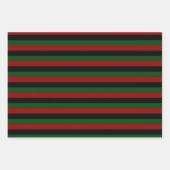 Green Red Black Happy Kwanzaa Pan African Inpakpapier Vel (Voorkant 2)