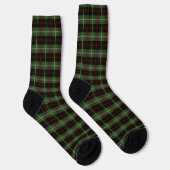Green Red Black Pset Tartan Pset Sokken (Rechts)