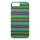 Green Red Blue Mexican Sarape Case-Mate iPhone Case (Achterkant)