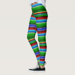 Green Red Blue Mexican Sarape Leggings<br><div class="desc">De saap of de saap is een lange, deken-achtige schil, vaak helder gekleurde strepen met een rand aan de uiteinden die in Mexico worden gedragen. Dit patroon is een koel-toon klassiek groen, rood, en blauw met een spetters van wit. Perfect voor Cinco de Mayo of National Enchilada Day (ook op...</div>