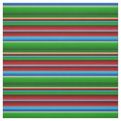 Green Red Blue Mexican Sarape Stof (Swatch)