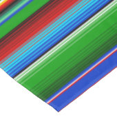 Green Red Blue Mexican Sarape Tafelkleed (Gekanteld)