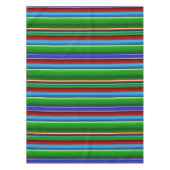 Green Red Blue Mexican Sarape Tafelkleed (Voorkant)