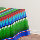 Green Red Blue Mexican Sarape Tafelkleed (Voorbeeld)
