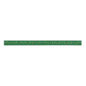 Green Red Blue Modern Lights Christmas Grosgrain Lint (Voorkant)