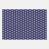 Green Red Blue Snowflake Christmas Inpakpapier Vel (Voorkant 3)