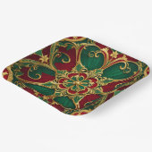 Green Red Christmas Holiday Paper Bord (Gebogen)