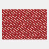 Green Red Confetti Polka Dot Merry kerst Inpakpapier Vel (Voorkant 3)