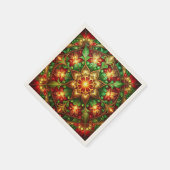 Green Red Decorative Holiday Napkin Servet (Hoek)