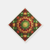 Green Red Decorative Holiday Napkin Servet (Hoek)