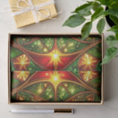 Green Red Decorative Holiday Tissue Paper Tissuepapier (Geschenk)
