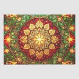 Green Red Decorative Holiday Tissue Paper Tissuepapier
