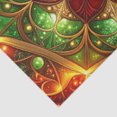 Green Red Decorative Holiday Tissue Paper Tissuepapier (Detail)