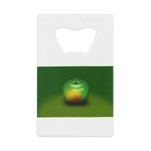 Green-Red Delicious Apple Creditkaart Flessenopener